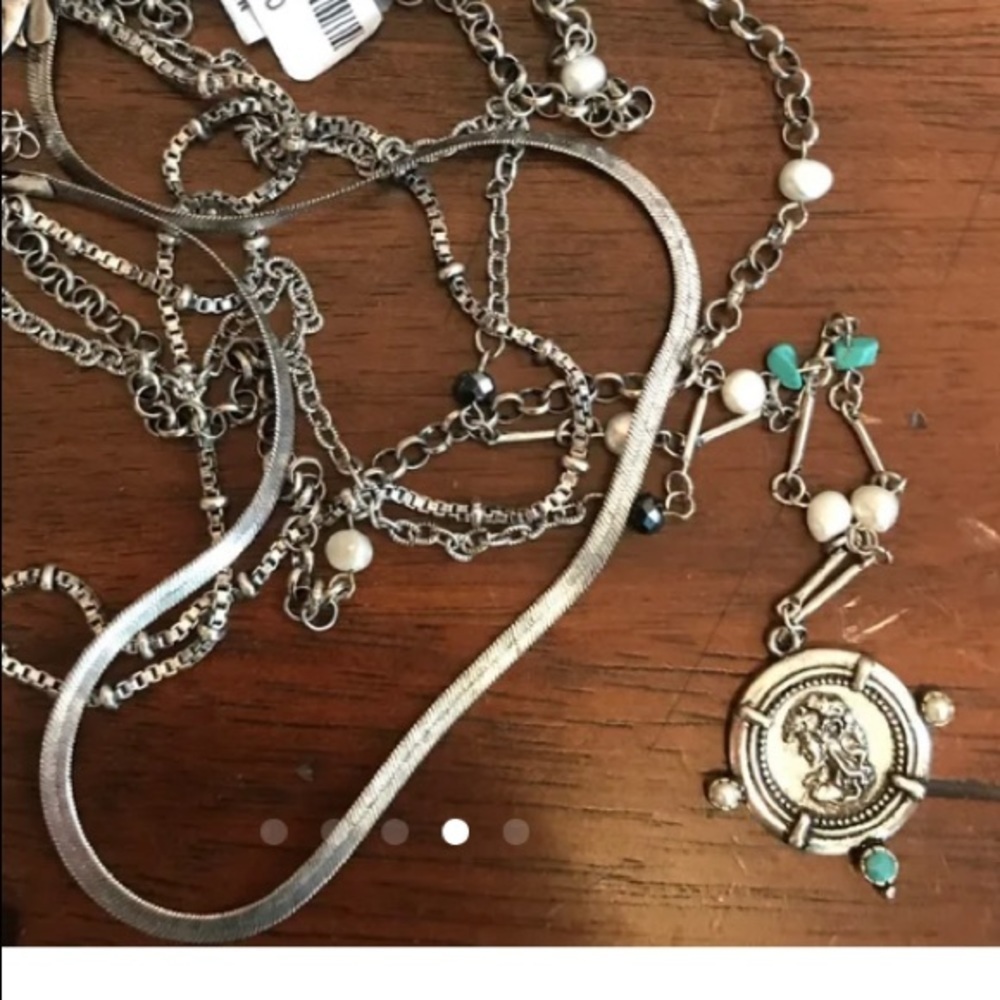 NWT free People Maritzah Medallion Necklace - Picture 3 of 6